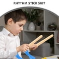 thumbnail image 1 of TAILTOSS 1 Pair Blue Wooden Percussion Stick For Children 7.9x0.8x0.8in, 1 of 8