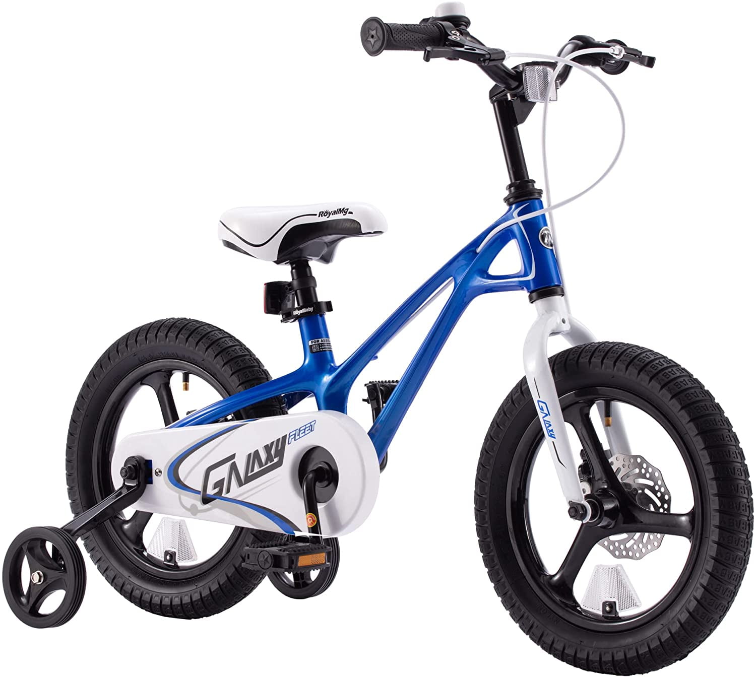 14in Children Kids Bicycle Boy Girl Balance Bike w/Auxiliary Anti-skid Wheel 