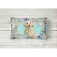 thumbnail image 2 of Carolines Treasures CK3425PW1216 Golden Retriever Canvas Fabric Decorative Pillow 12H x16W multicolor, 2 of 4