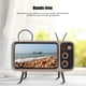 thumbnail image 5 of Mini Altavoz, Altavoz Retro Con Soporte En Forma De TV, Para Ver Películas En Teléfonos Inteligentes De Menos De 6 Pulgadas, 5 of 8