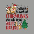 thumbnail image 2 of Funny Christmas Chipmunks Nut House Family Matching Shirts – Holiday Graphic Tee for Women, Men, Kids, and Babies, 2 of 7