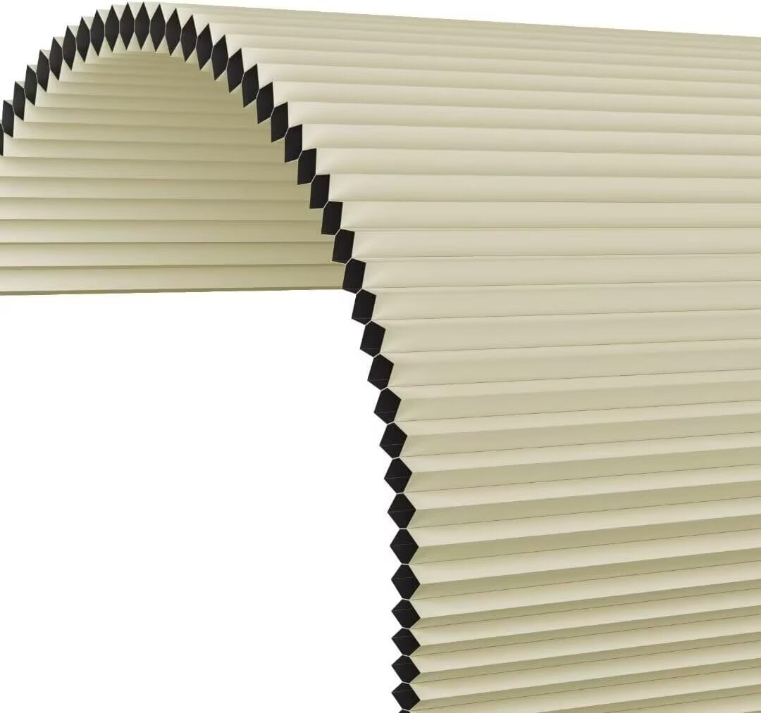 Myshade No Drill Blackout Shades Tension Cordless Cellular Blinds for Indoor Windows No Tools Window Blinds & Shades