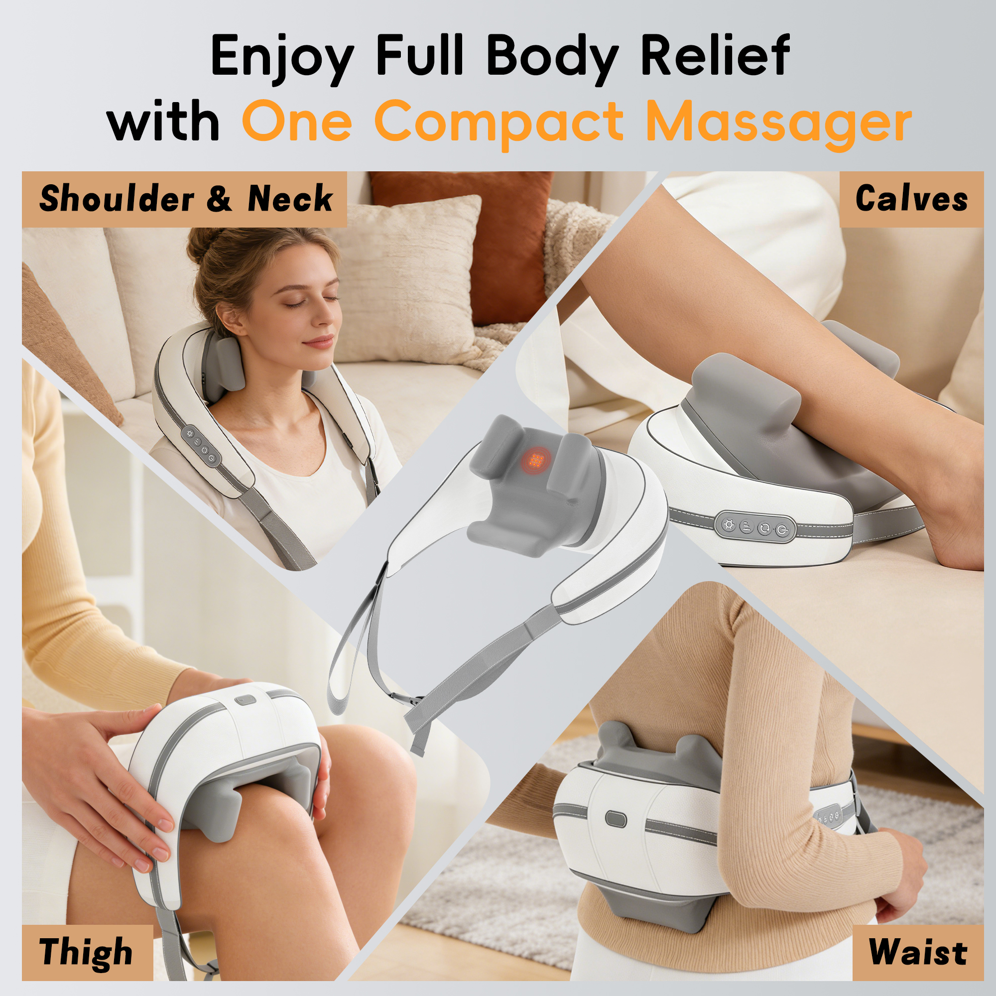 WHALLULTRA Cordless Neck Massager with Heat photo 5