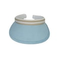 thumbnail image 2 of Top Headwear 2 Tone Cotton Clip On Visor 3 Inch Wide Brim, Lt Blue, 2 of 5
