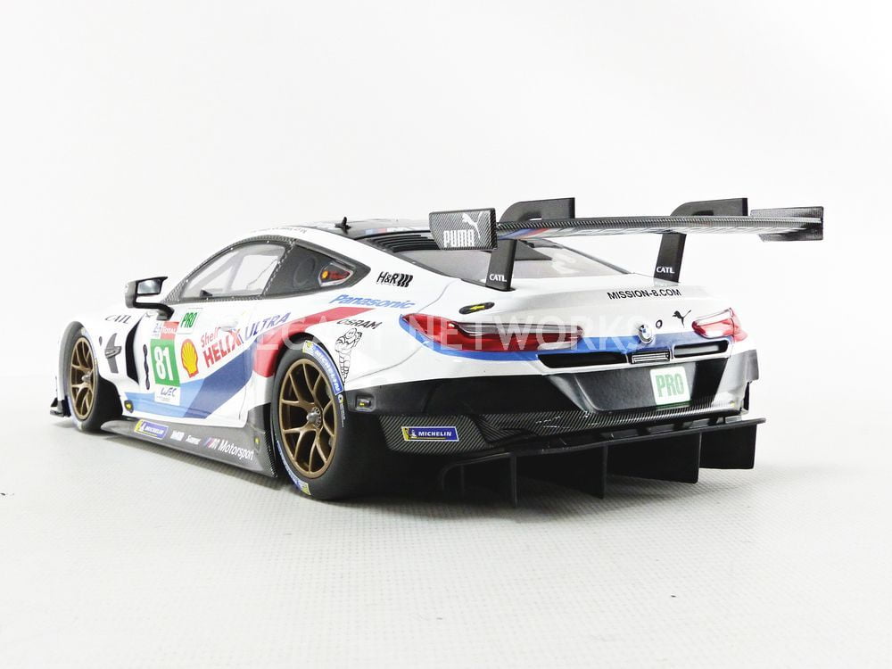 Bmw m8 gte #81 24h Lemans 2018 Tomczyk catsburg eng 1:18 Minichamps