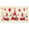 thumbnail image 2 of Cheerful Santas On Aida Counted Cross Stitch Kit-11.6"X6.8" 14 Count, 2 of 2