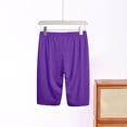 thumbnail image 5 of StSilkitty Womens Pajama Shorts Solid Color Elastic Waist Lounge Sleepwear Knee Length Shorts Lightweight Comfy Sleepwear Shorts, 5 of 6