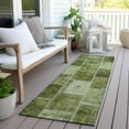 thumbnail image 6 of Addison Rugs Chantille Indoor/Outdoor Transitional Patchwork Olive Washable Runner Rug, 2'3" x 7'6", 6 of 6