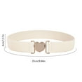 thumbnail image 3 of CofeeMO Elastic Belts, Multicolor Adjustable Elastic Waist Belts with Heart Shape Buckle for Uniform Dress Pants, 3 of 6