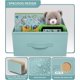 thumbnail image 5 of Songqin Dresser with 6 Drawers Fabric Storage Tower Organizer – Steel Frame, Wood Top, Easy Pull Bins for Bedroom, Closet, Hallway, Office-Pastel/White, 5 of 12