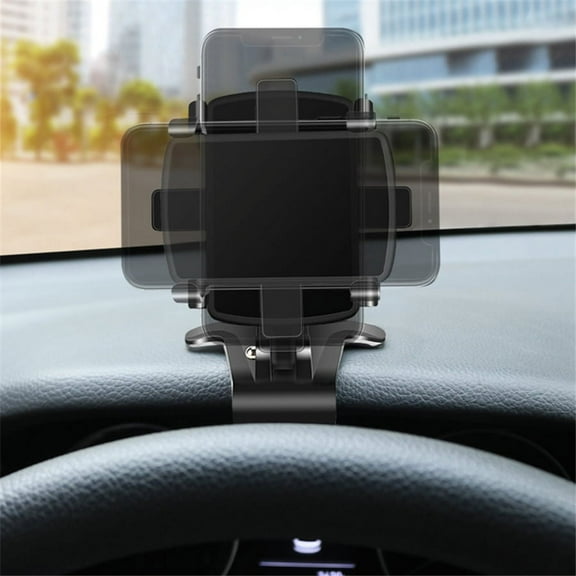 1x Black Car Dashboard Phone GPS Holder 360° Rotation Stand Clamp Clip Universal