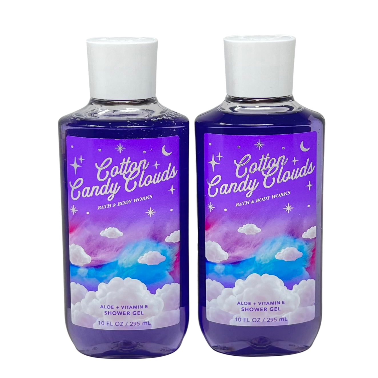 Bath and Body Works Cotton Candy Clouds Gift Set of 2 Includes Shower