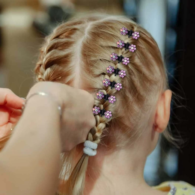 Toddler Hair Accessories Organizer Rhinestone ClipsMini No-Slip Jaw Clips  Metal Hair Glitter Clips Clamps Teeth Hair Clips Hair for Women Hair  Accessories Pearl (A, One Size) 