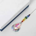 thumbnail image 2 of Sun Catchers Crystals under $5! Kadlawus Hanging Glass Prism Suncatchers with Crystals, Colorful Rainbow Light Catcher Decor for Windows, Stained Glass Sun Catcher for Home and Garden, 2 of 2