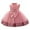 r-48Pink15, variant on MEZZALL Dresses Girls Formal Dress Gown With Sequins And Lace Trim For Pageants Party Lovely Sleeveless Crew Neck Solid Color Child Party Sundress