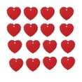 thumbnail image 1 of Qarigey Papel en forma de corazón Etiquetas en blanco Etiqueta de regalo Embalaje Ondas Borde Tarjetas Cumpleaños Fiesta de Navidad Etiqueta Ropa, zapatos y accesorios Miscelánea Rojo, 1 of 6