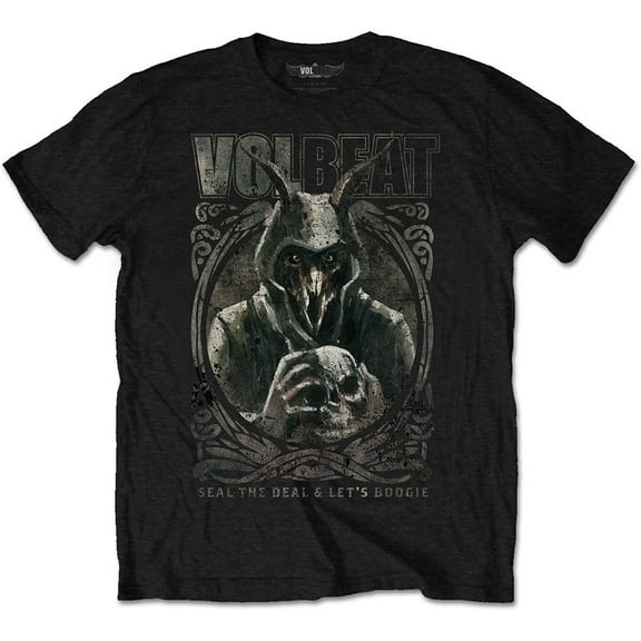 Volbeat Unisex T-Shirt Goat with Skull (Small)