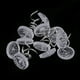 thumbnail image 3 of 100x Clavos de Clavo en de material acero Inoxidable forma forma forma Sujetadores de Pasadores de, 3 of 9