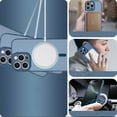 thumbnail image 6 of for iPhone 13 Case, Compatible with Mag-Safe, Support Magnetic Car Mount, Shockproof Military-Grade Protection, Magnetic Phone Case for iPhone 13, Classic Hybrid Cover, Blue, 6 of 6