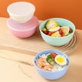thumbnail image 5 of Homerr Airtight Cereal Bowls with Lid Microwave Safe Food Bowls 3Pcs/Set Cereal Bowls with Lid Lightweight BPA Free Dinner Bowls for Noodles Rice Fruit Soup | Dishwasher Microwave Safe, 5 of 7