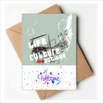thumbnail image 1 of Graffiti Street Life Culture Attitude Art Welcome Back Greeting Cards Envelopes Blank, 1 of 3