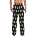 thumbnail image 2 of GZHJMY Lovely Dog Claw Mens Pajama Pants, Comfortable and Soft Men&nbsp;Pajama&nbsp;Bottoms, with Pockets and Drawstring, Christmas New Year Birthday Father's Day, 2 of 7