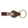 thumbnail image 5 of German Shepherd Charm Dark Brown Leather Sleigh Bell Door Hanger Made in USA, 5 of 5