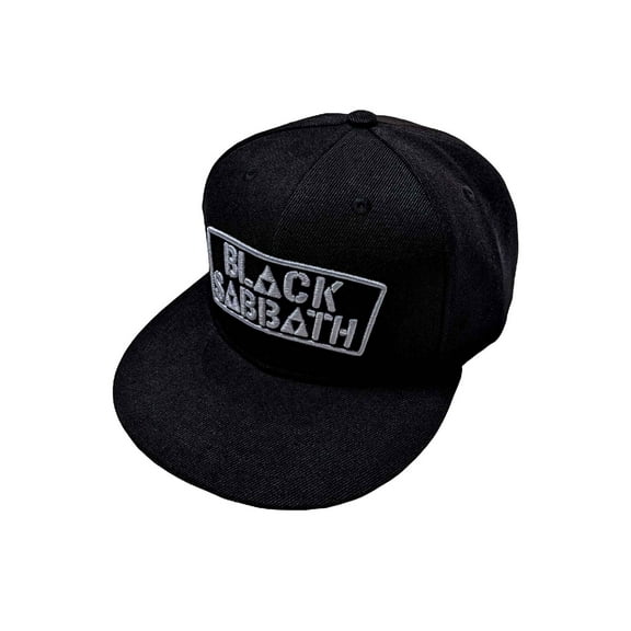 Black Sabbath Never Say Die Logo Baseball Cap Black