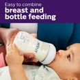 thumbnail image 2 of Philips Avent Natural Baby Bottle, Clear, 11oz, 3pk, SCF016/37, 2 of 11