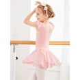 thumbnail image 7 of Bigetiay Girls Ruffled Sleeve Ballet Dance Dress Tutu Skirted Leotard, Size 10-11 Years, 7 of 7
