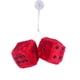 thumbnail image 5 of 2 dados colgantes para coche, colgante de felpa para coche con puntos y colgante de ventosa para refrigerador de cristal de coche, 5 of 5