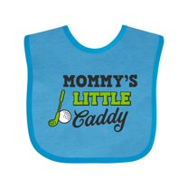 Inktastic Mommys Little Caddy with Golf Club and Ball Boys or Girls Baby Bib