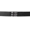 thumbnail image 3 of Unique Bargains A67 V-Belts 67' Mid-Perimeter, A-Section Rubber Drive Belt 2pcs, 3 of 3
