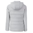 thumbnail image 3 of Women's-Cutter & Buck  Gray Colorado Rapids Evoke Hybrid Eco Softshell Recycled Full Zip Hooded Jacket, 3 of 3