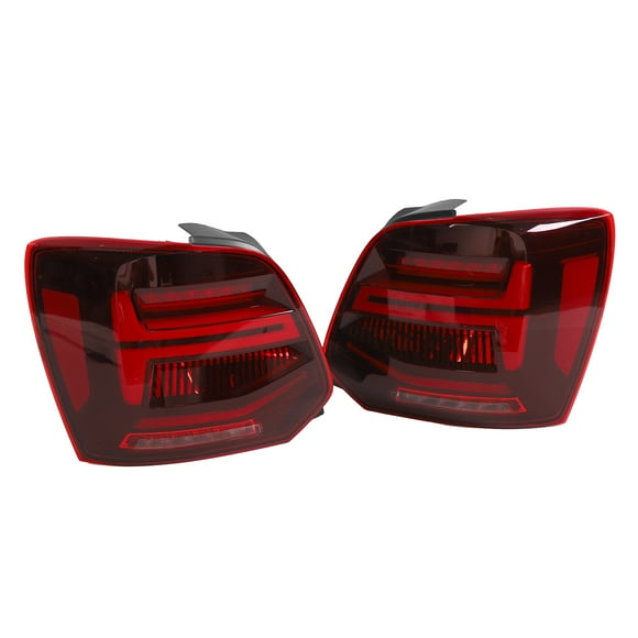 Fog VLAND Full LED Tail Lights Cherry Red Lens Dynamic Turn Signal Lamp IP67 Waterproof for RHD