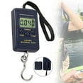 thumbnail image 2 of Digital fishing scale with LCD display  portable electronic hook scale for weighing fish postal packets, 2 of 9