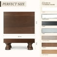 thumbnail image 2 of EOSAHR Decorative Display Risers for Farmhouse Decor - Acacia Wood Risers Display Stands for Bathroom Counter Organizer & Kitchen Sink Organizer (Brown Acacia Wood), 2 of 7