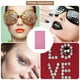 thumbnail image 5 of 1394Pcs 4mm/6mm Rhinestone Stickers for Crafts, 4 Sheet Round Rhinestone Sticker for Scrapbooking, Rose, 5 of 5