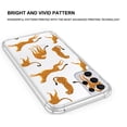 thumbnail image 5 of Cheetah Leopard Clear Case for Samsung Galaxy S22 Ultra,Aesthetic Art Design Case for Men Women,Unique Trendy Transparent TPU Bumper Case Cover, 5 of 5