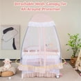 thumbnail image 3 of Pemberly Row Portable Baby Crib Cradle Bassinet Changing Pad Mosquito Net, 3 of 9