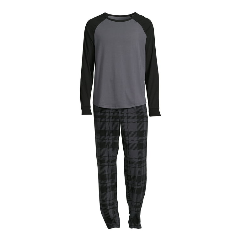 George Men s Tee and Pants Pajama Set 2 Piece Sizes S 2XL Walmart