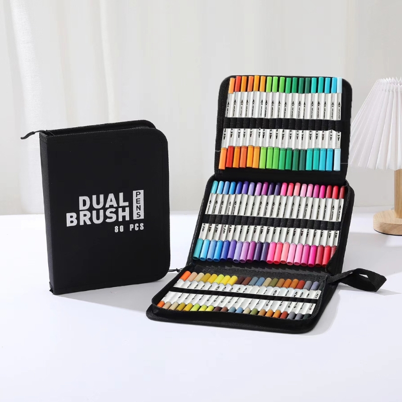 60/72/80/100 Color Acrylic Pen Acrylic Markers Quick Drying Coloring Markers