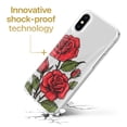 thumbnail image 3 of Case Yard iPhone-XS-Max Case Clear Soft & Flexible TPU Ultra Low Profile Slim Fit Thin Shockproof Transparent Bumper Protective Cover Drop Protective Cell Phone Cases (Rose Bouquet), 3 of 8