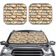 thumbnail image 2 of Balery Funny Chicken Parasol para parabrisas de coche de 2 piezas | Parasol plegable para parabrisas delantero de coche para la mayoría de sedanes-Small, 2 of 6