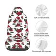 thumbnail image 4 of Daiia Rose Flowers Printed Car Seat Cover - Waterproof & Sweatproof - Universal Fit, Machine Washable, Non-Slip - Seat Protector for Car, Truck, SUV, Van (1 Pack), 4 of 5