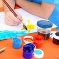 thumbnail image 2 of Juego de 24 Vasos de Pintura Antiderrames con Tapas Abatibles, Vasos de Pintura, Suministros de Arte para la Escuela y el Aula, 2 of 5