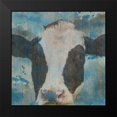 thumbnail image 2 of Phillip, Jamie 20x20 Black Modern Framed Museum Art Print Titled - Cow On The Farm, 2 of 5