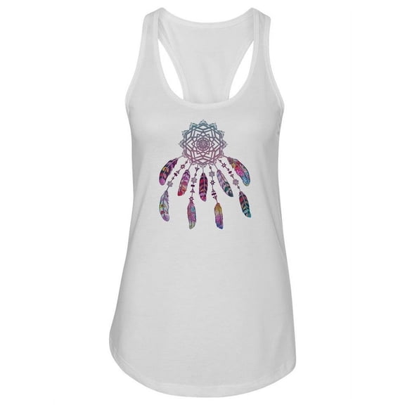 Dream Catcher Beautiful Feathers Tank Women -Image by Shutterstock, Female x-Small