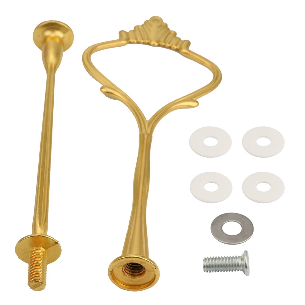 2/3 Tier Cake Cupcake Rod Plate Stand Handle Hardware Fitting Holder Tool Solid 