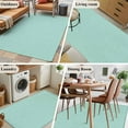 thumbnail image 5 of Area Rugs 2.7'x5', Linen Mint Green Carpet for Living Room Bedroom Dining Room, Modern Minimalist Pure Solid Color Throw Kitchen Rugs Non Slip Washable Rectangle Indoor Outdoor Rugs, 5 of 8